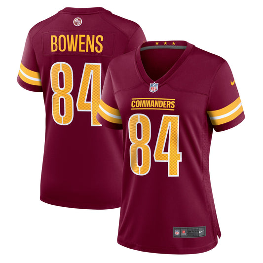 Zion Bowens Washington Commanders Nike Women's Team Game Jersey - Burgundy